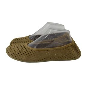 Otz Shoes Womens Size 9 Brown Suede Perforated Minimalist